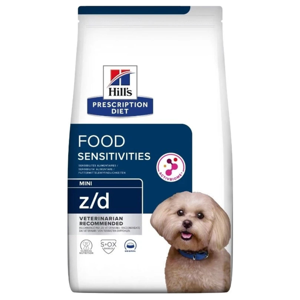 HILL'S Prescription Diet z/d Food Sensitivities Mini, dietă veterinară câini, hrană uscată, afecțiuni dermatologice și digestive HILL'S Prescription Diet z/d Food Sensitivities Mini, dietă veterinară câini, hrană uscată, piele & blana, sist - poza 1