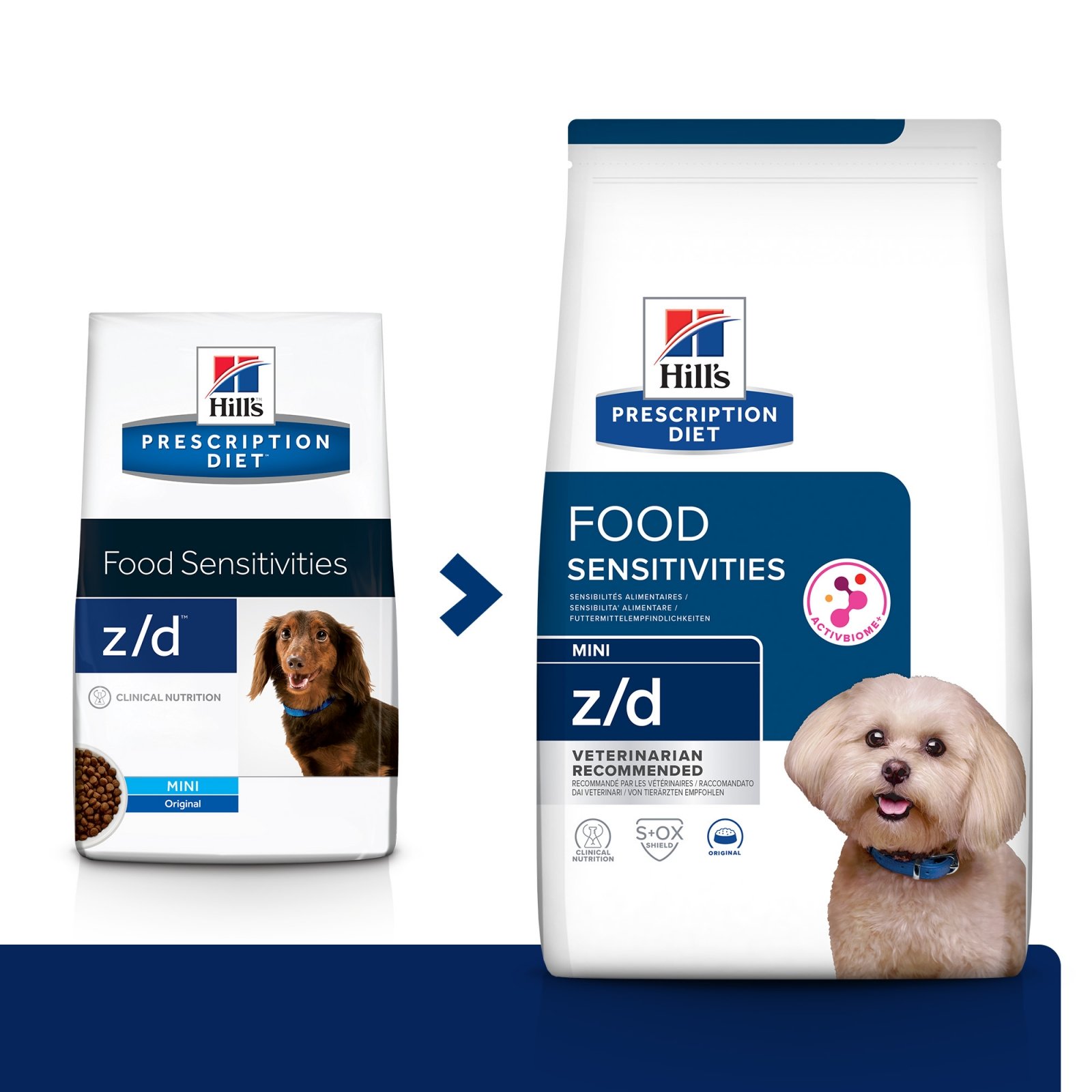 HILL'S Prescription Diet z/d Food Sensitivities Mini, dietă veterinară câini, hrană uscată, afecțiuni dermatologice și digestive HILL'S Prescription Diet z/d Food Sensitivities Mini, dietă veterinară câini, hrană uscată, piele & blana, sist - poza 3