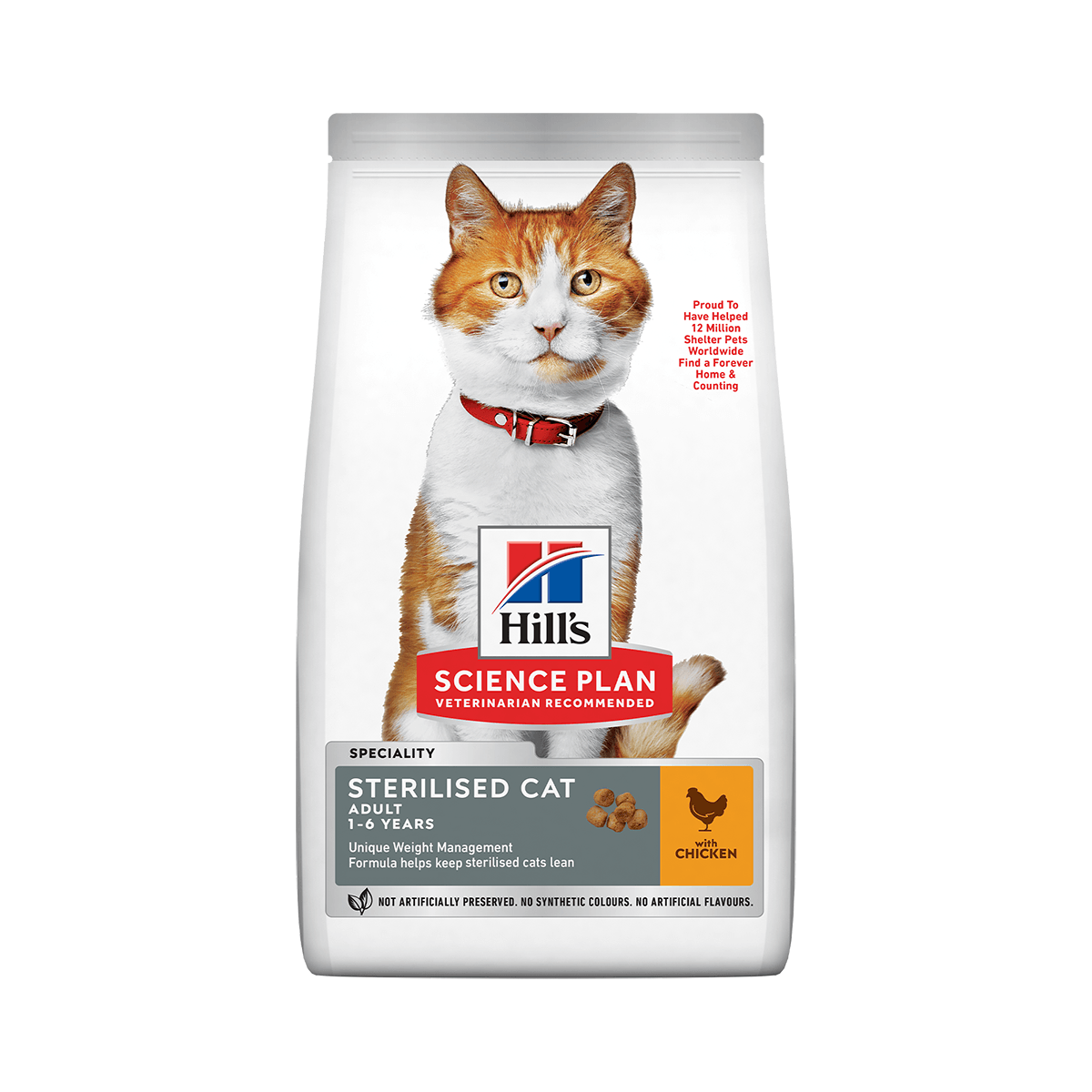 HILL'S SCIENCE PLAN Adult Sterilised, Pui, hrană uscată pisici sterilizate, 3kg - poza 4