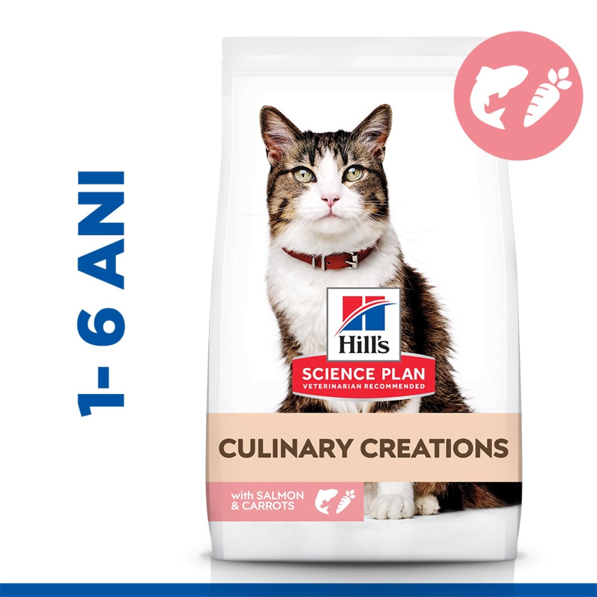 HILL'S Science Plan Culinary Creations, Somon și Morcov, hrană uscată pisici, 10kg - poza 4