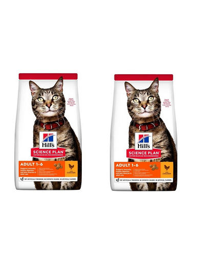 HILL'S Science Plan Feline Adult Optimal Care Chicken 30 kg (2 x 15 kg)