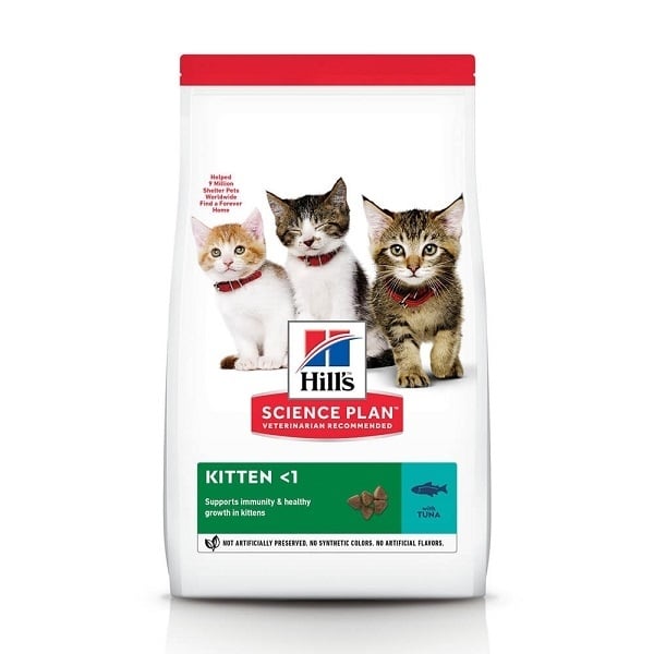 HILL'S Science Plan Kitten, Ton, hrană uscată pisici junior Hill's SP Feline Kitten Ton, 300 g - poza 2