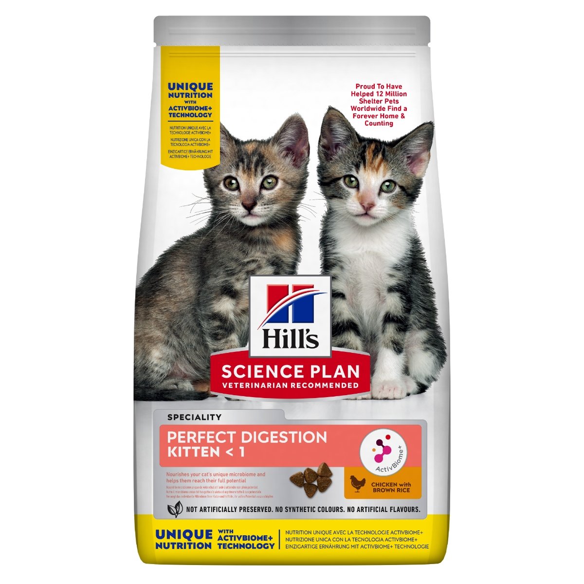HILL'S Science Plan Perfect Digestion Kitten, hrană uscată pisici junior, sistem digestiv, 7kg - poza 2
