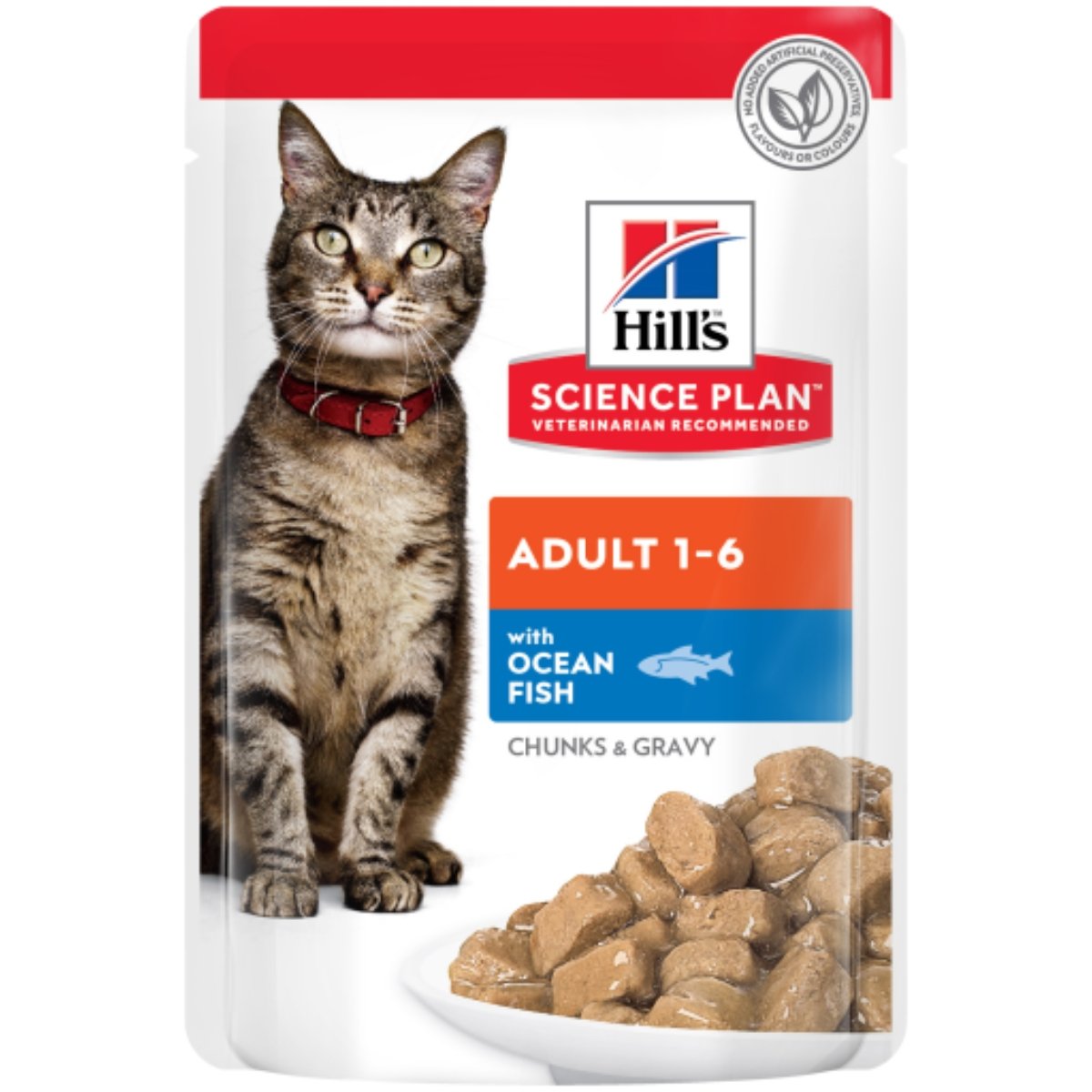 HILL'S Science Plan, Pește Oceanic, plic hrană umedă pisici, 85g HILL'S Science Plan, Pește Oceanic, plic hrană umedă pisici, bax, 85g x 12buc - poza 2