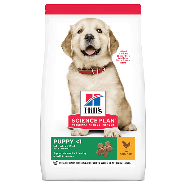 HILL'S Science Plan Puppy L, Pui, hrană uscată câini junior Hill's SP Canine Puppy Large Breed Pui, 14.5 Kg - poza 3