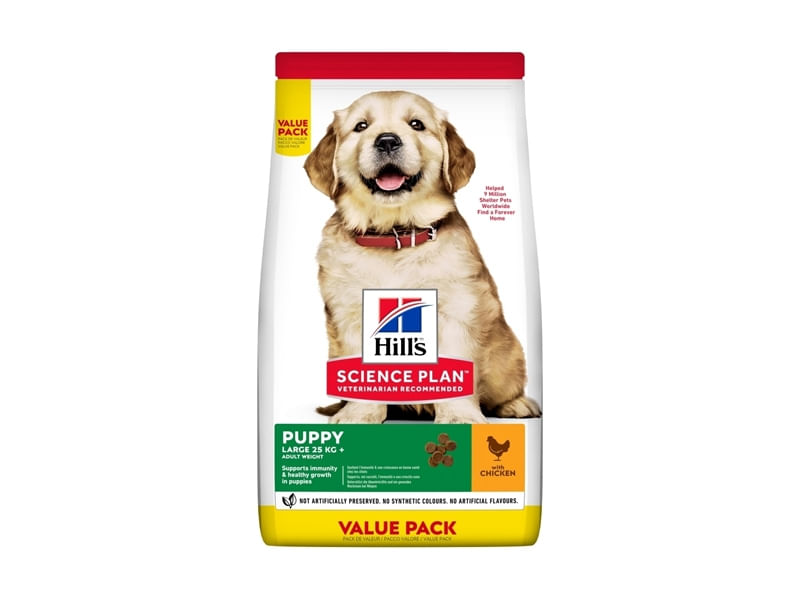 HILL'S Science Plan Puppy L, Pui, hrană uscată câini junior Hill's SP Canine Puppy Large Breed Pui, Value Pack, 16 Kg - poza 3