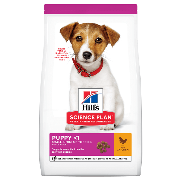 HILL'S Science Plan Puppy XS-S, Pui, hrană uscată câini junior Hill's SP Canine Puppy Small & Miniature Pui, 1.5 Kg