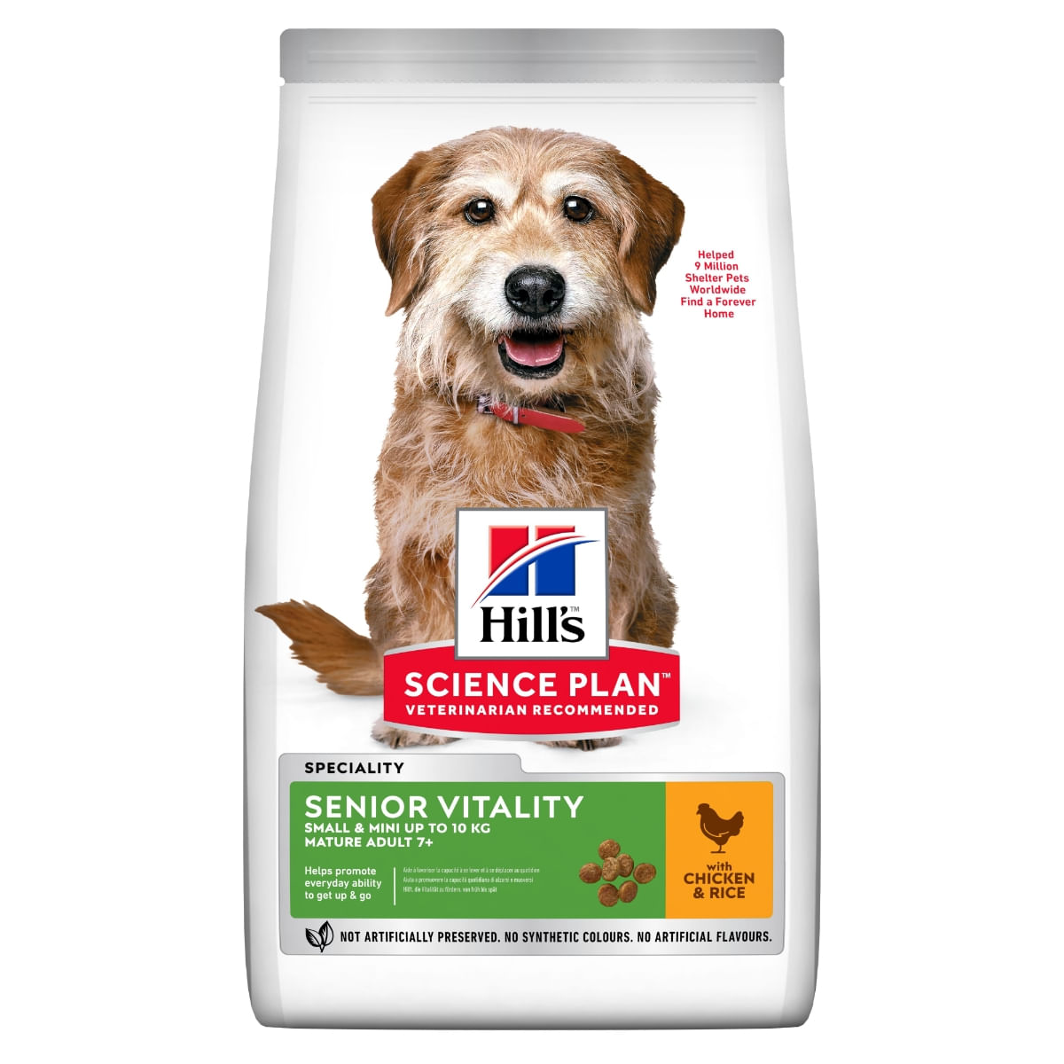 HILL'S SCIENCE PLAN Senior Vitality 7+, XS-S, Pui, hrană uscată câini senior, 6kg - poza 1