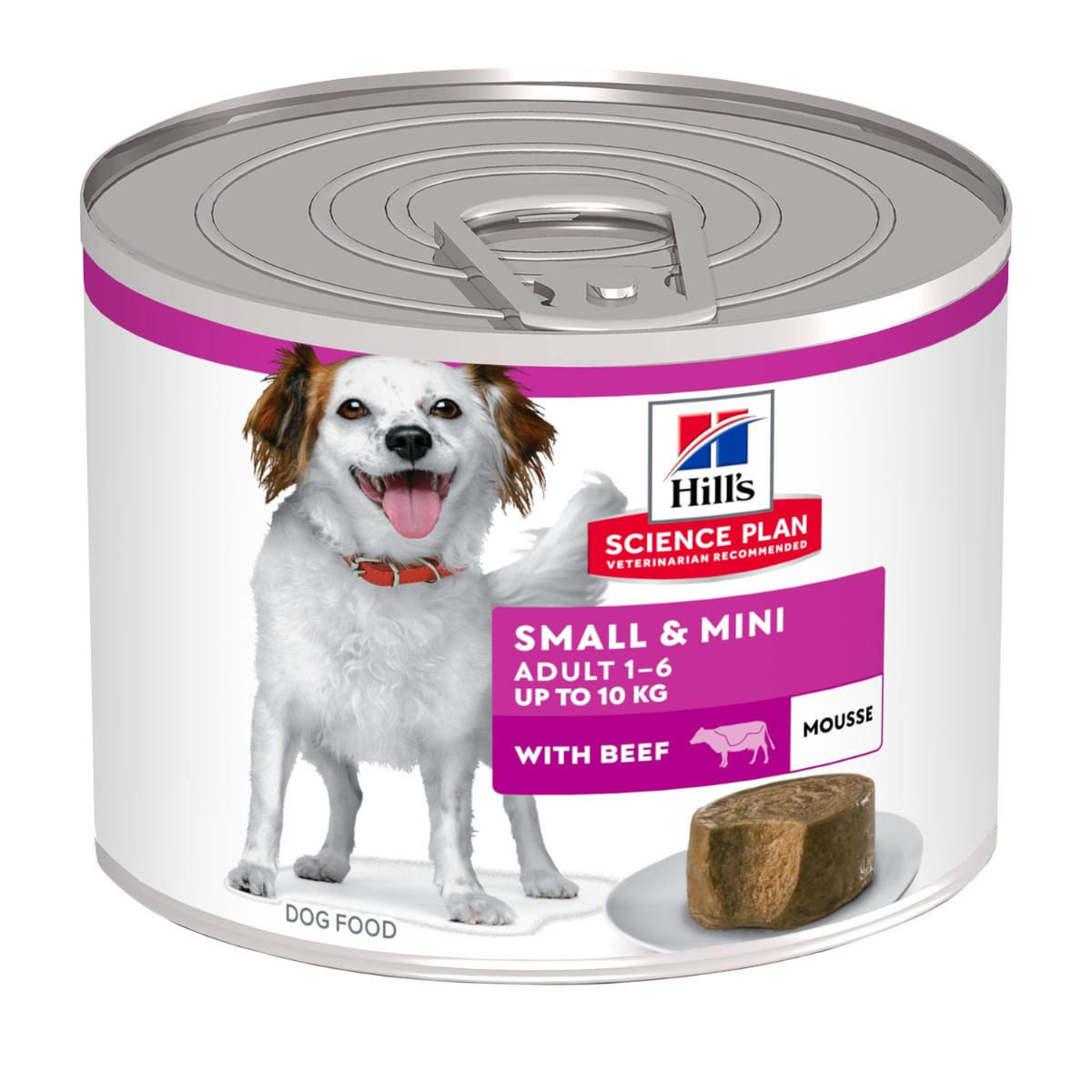 HILL'S Science Plan Small & Mini Adult, XS-S, Vită, conservă hrană umedă câini, (mousse), 200g - poza 1