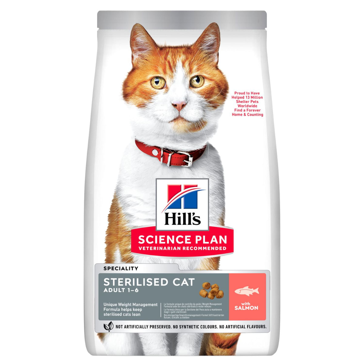 HILL'S Science Plan Sterilised, Somon, hrană uscată pisici sterilizate, 15kg - poza 1
