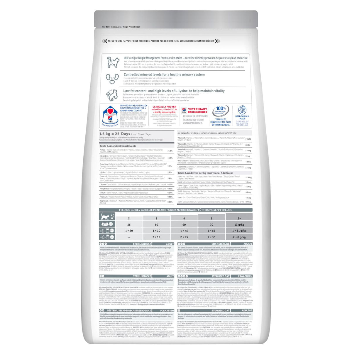 HILL'S Science Plan Sterilised, Somon, hrană uscată pisici sterilizate, 15kg - poza 3