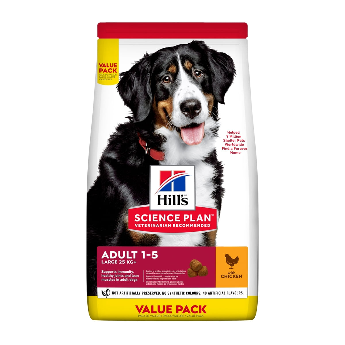Hill's SP Canine Adult Large Breed Pui, Value Pack, 18 Kg - poza 1