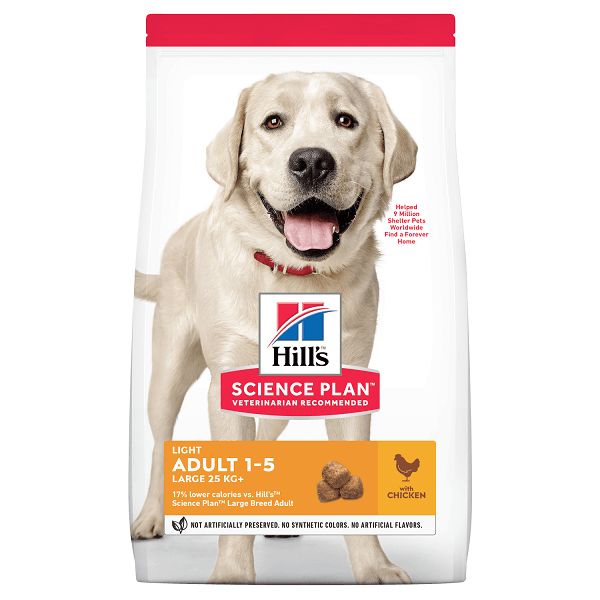 Hill's SP Canine Adult Light Large Breed Pui, 14 Kg - poza 1