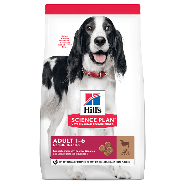 Hill's SP Canine Adult Medium Lamb&Rice, 14 Kg - poza 2