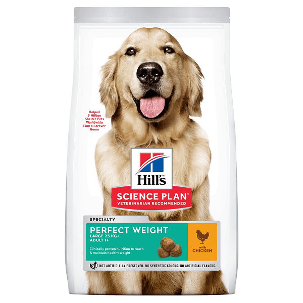 Hill's SP Canine Adult Perfect Weight Large Breed Pui, 12 Kg - poza 2