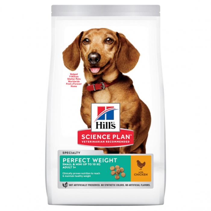 Hill s SP Canine Adult Perfect Weight Small and Mini Chicken 1.5 kg