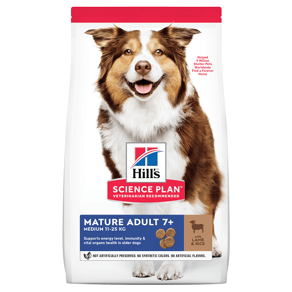 Hill's SP Canine Mature Medium Miel si Orez, 2.5 Kg - poza 2
