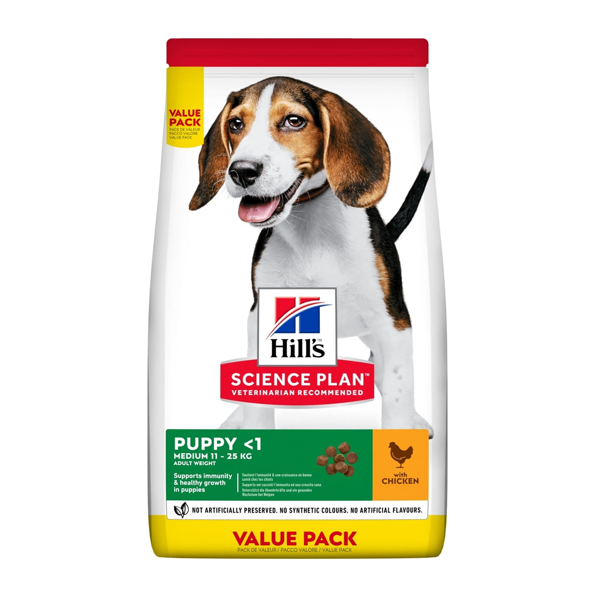 Hill's SP Canine Puppy Medium Pui, Value Pack, 18 Kg - poza 1