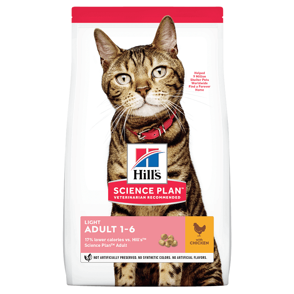 Hill's SP Feline Adult Light Pui, 1.5 Kg - poza 1