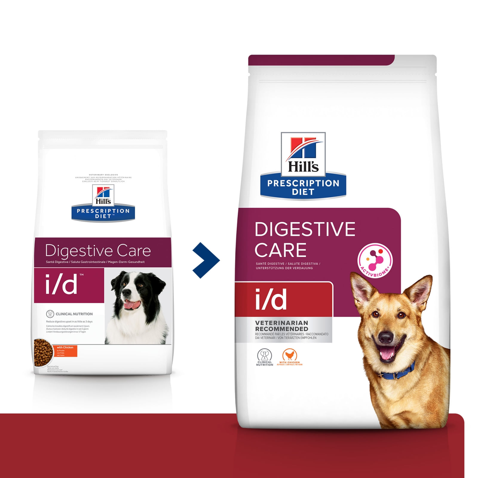 HILL'Sss Prescription Diet i/d Digestive Care, Pui, dietă veterinară câini, hrană uscată, sensibilități digestive HILL'S Prescription Diet i/d Digestive Care, Pui, dietă veterinară câini, hrană uscată, sistem digestiv, 16kg - poza 4