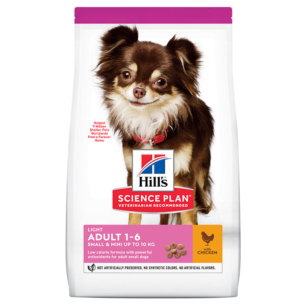 Hrana caini Hill's SP Canine Adult Small and Mini Light Chicken 1.5 kg 1.5kg