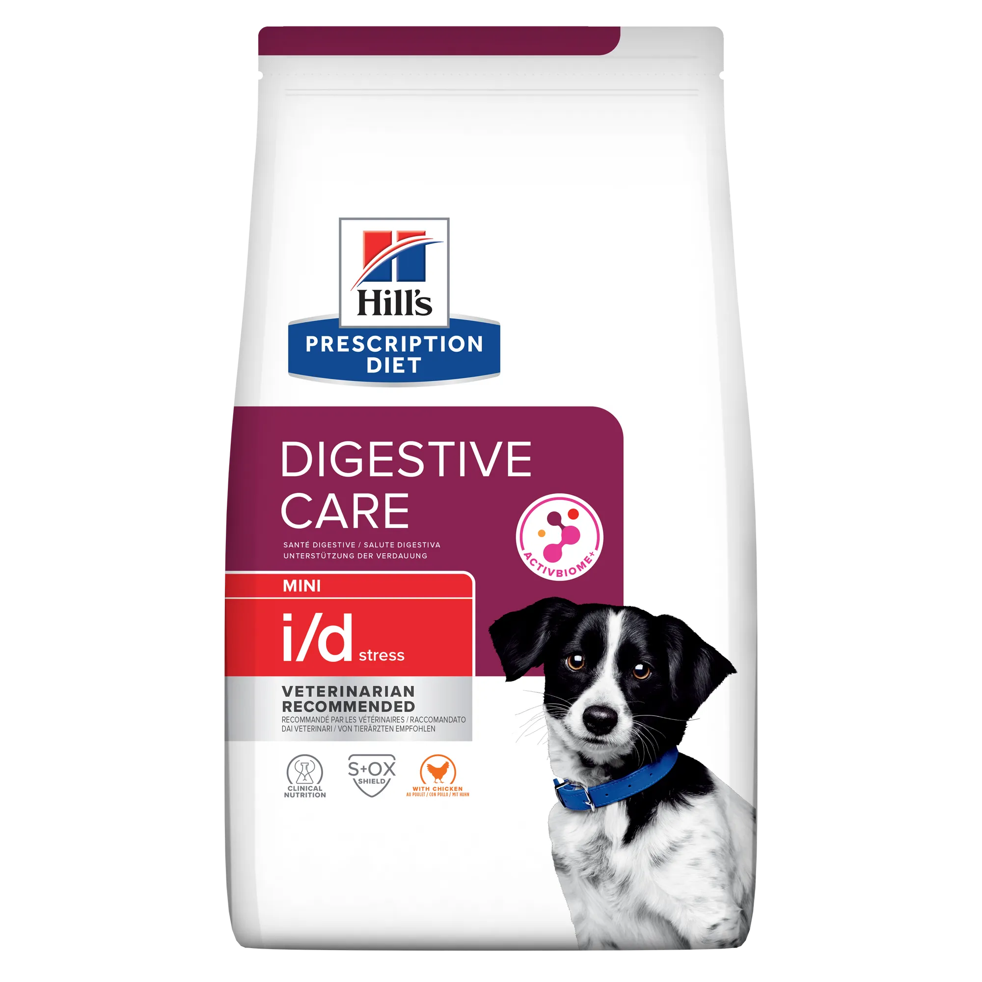 Hrana dietetica pentru caini Hill s PD Digestive Care Mini Adult Stress I D 3 kg