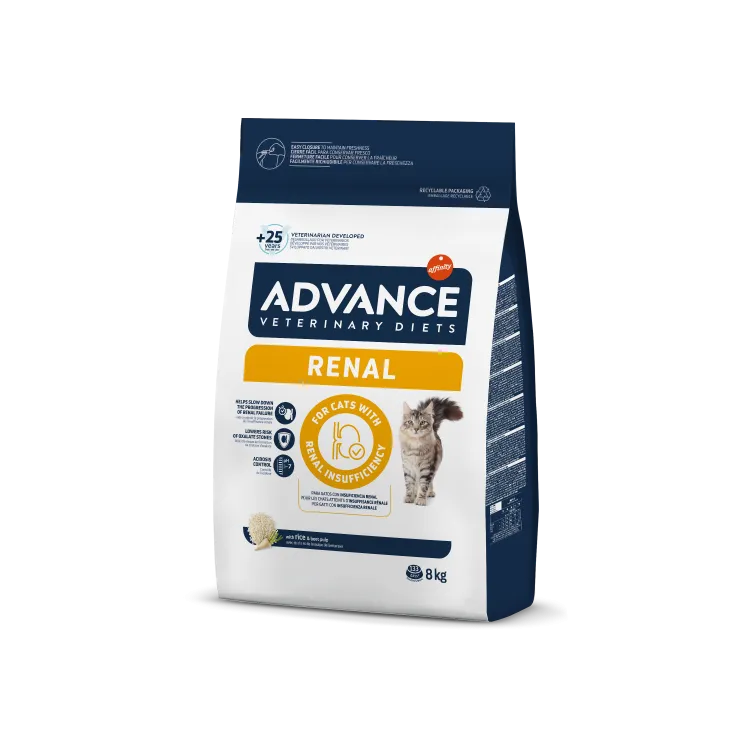 Hrana dietetica pentru pisici Advance Veterinary Diets Renal 8 kg