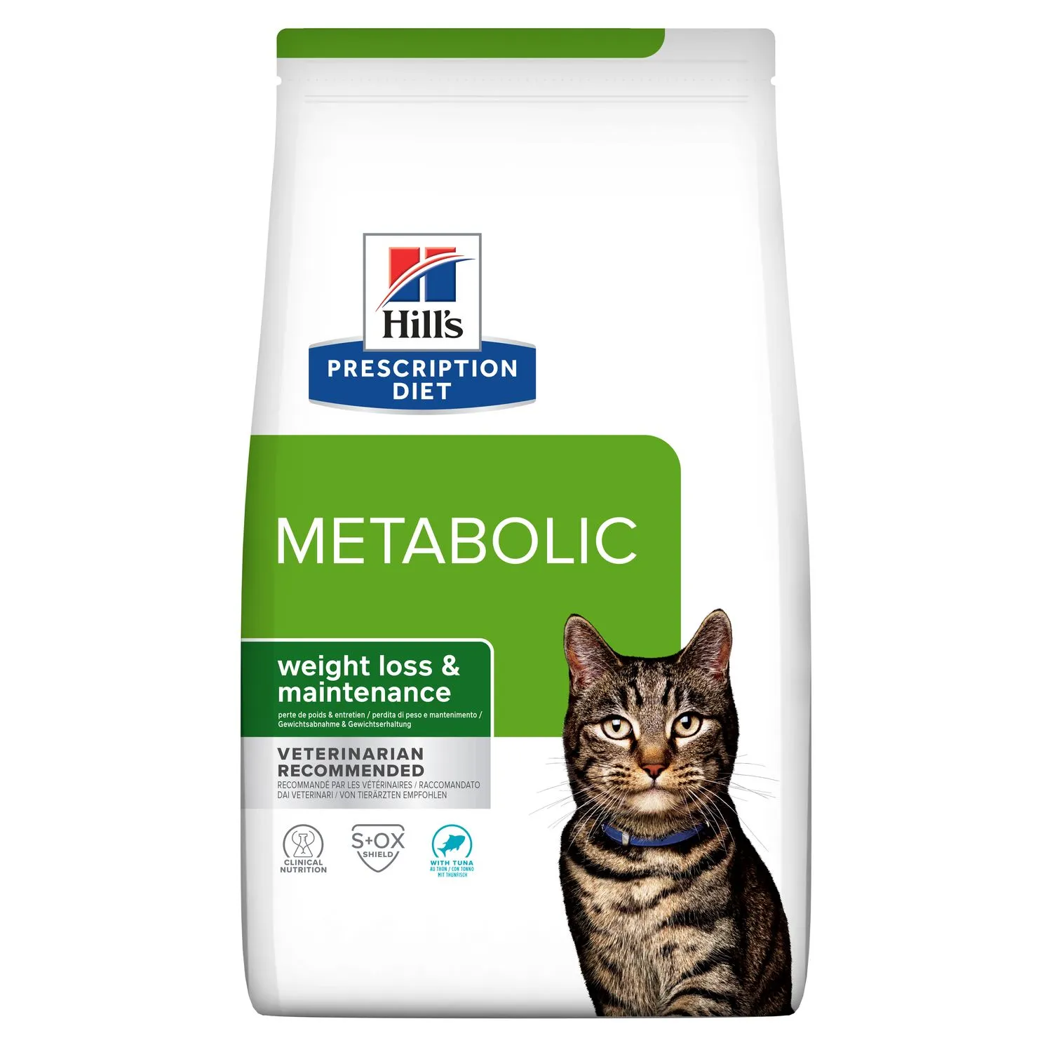 Hrana dietetica pentru pisici Hill s PD Metabolic Weight loss cu ton 1,5 kg