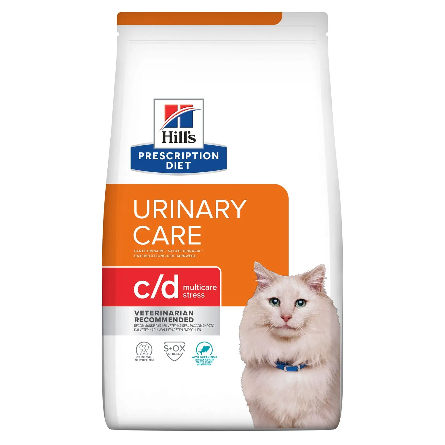 Hrana dietetica pentru pisici Hill s PD Urinary Care Multicare Stress c d cu peste oceanic 1,5 kg