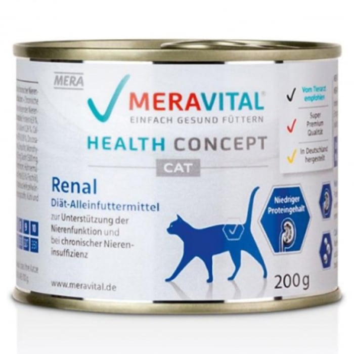 Hrana dietetica pentru pisici Mera Vital Diet Renal 200 gr