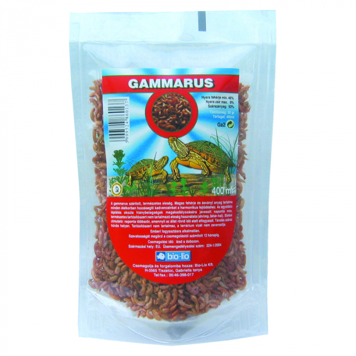 Hrana pentru broaste testoase Bio-Lio Gammarus 400 ml
