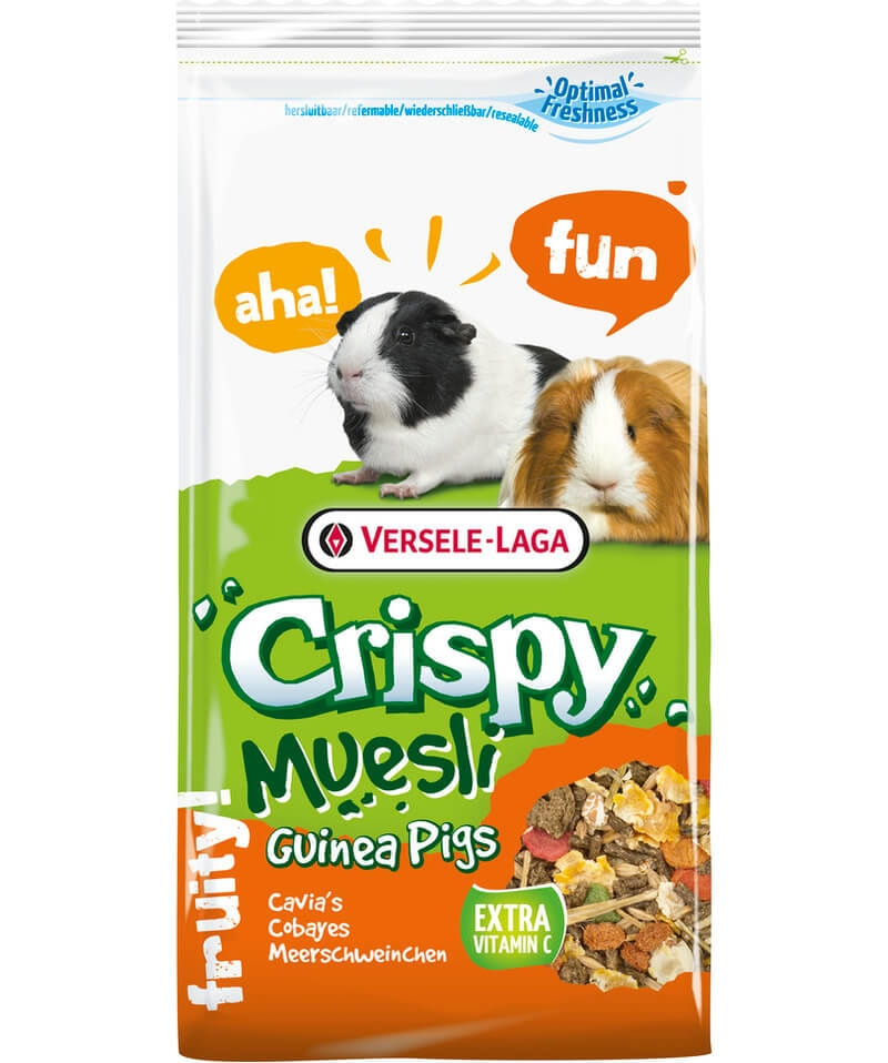 Hrana pentru Porcusori de Guineea Versele Laga Crispy Muesli, 1 kg - poza 1