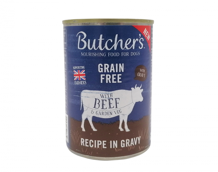 Hrana umeda pentru caini Butcher s, Vita in sos, 400g