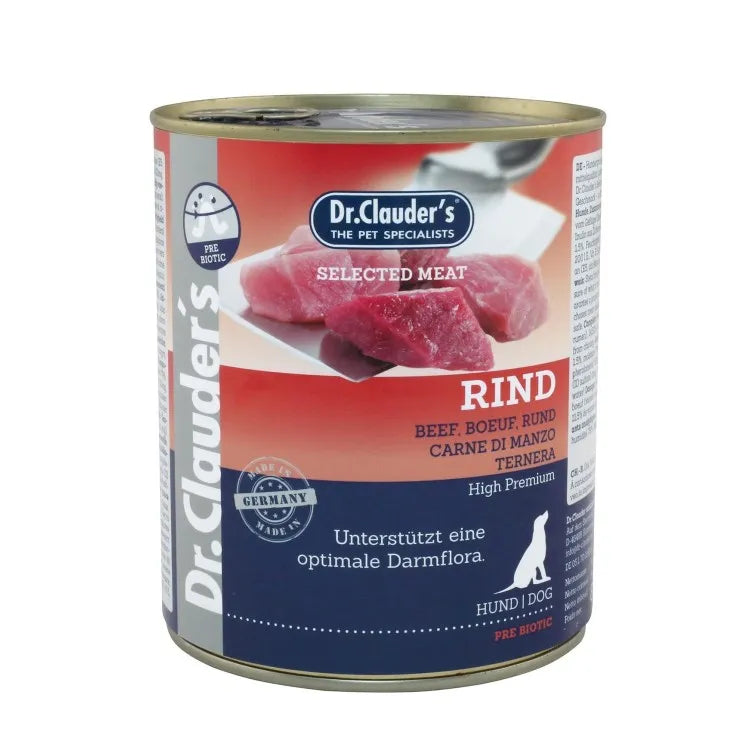 Hrana umeda pentru caini, Dr. Clauder`s Dog Selected MEAT - VITA 800g