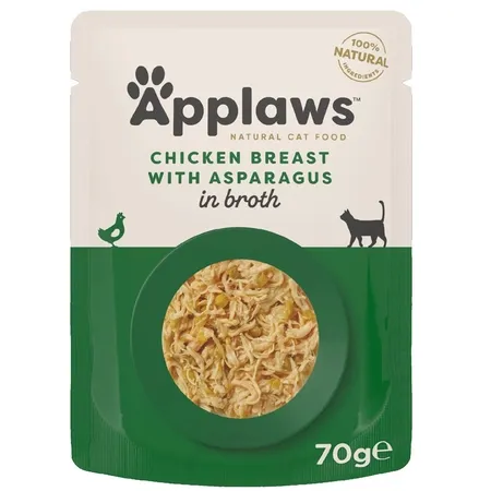 Hrana umeda pentru pisici Applaws cu pui sparanghel 70 gr