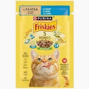 Hrana umeda pentru pisici Friskies cu somon in sos 85 gr