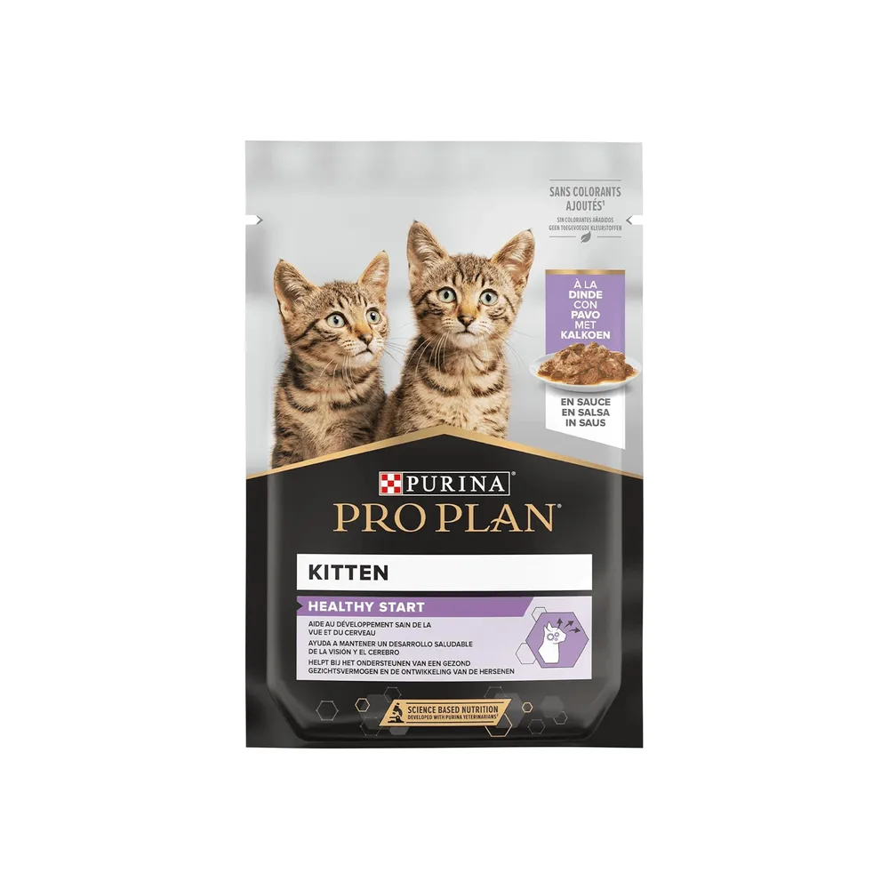 Hrana umeda pentru pisici Pro Plan Junior Nutrisavour cu curcan 85 gr