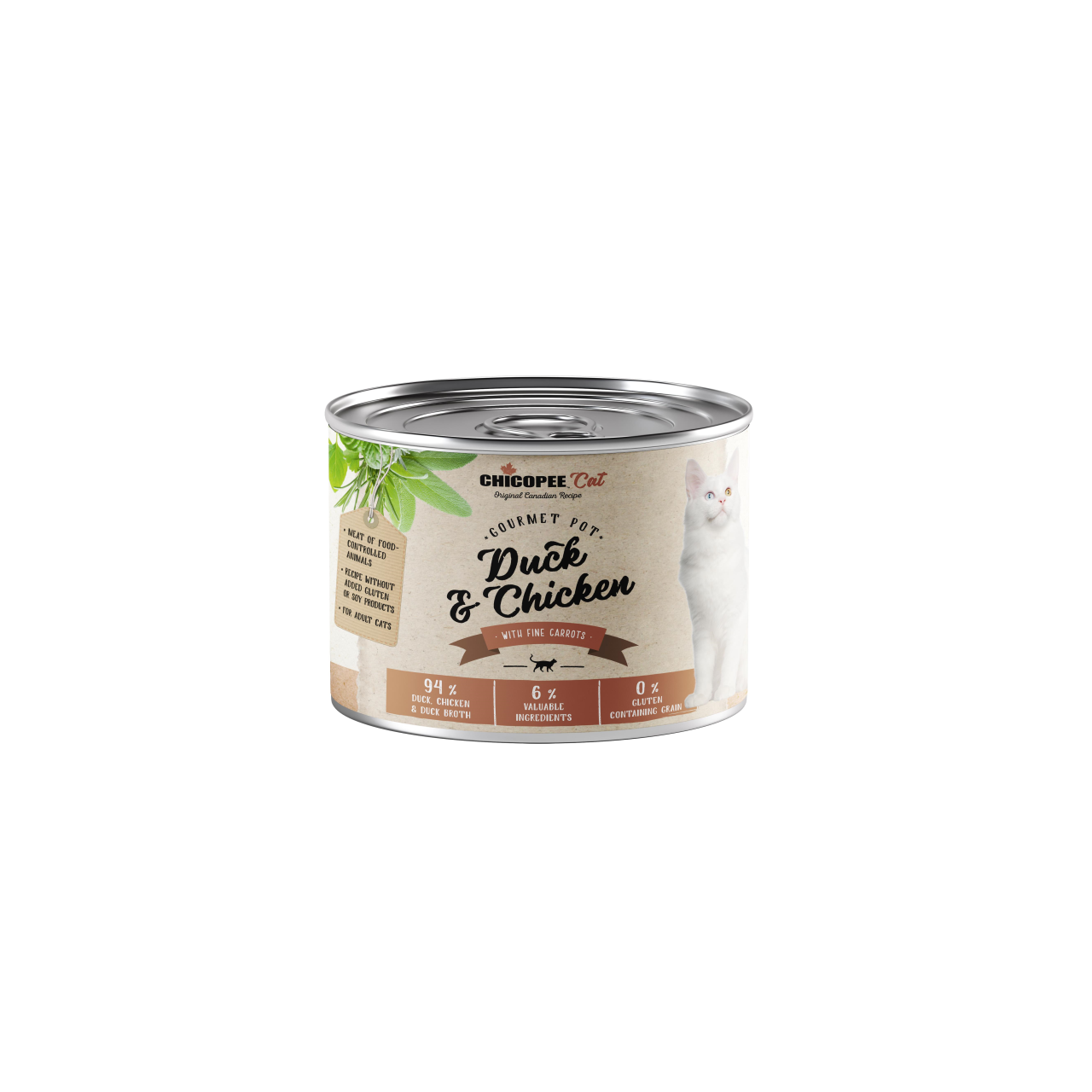 Hrana umeda pisici, Chicopee Duck & Chicken, Adult, 195 g