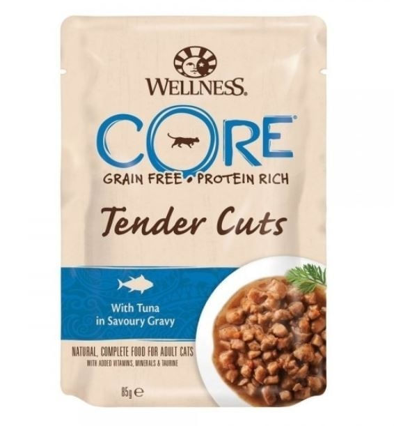 Hrana Umeda Wellness Core Cat Tender Cuts cu Ton, in Sos, 85 g - poza 2