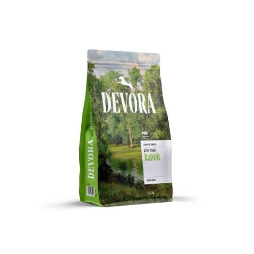 Hrana uscata caini, Devora Dog Adult All Sizes Grain Free Monoprotein, Iepure, 1.5 kg