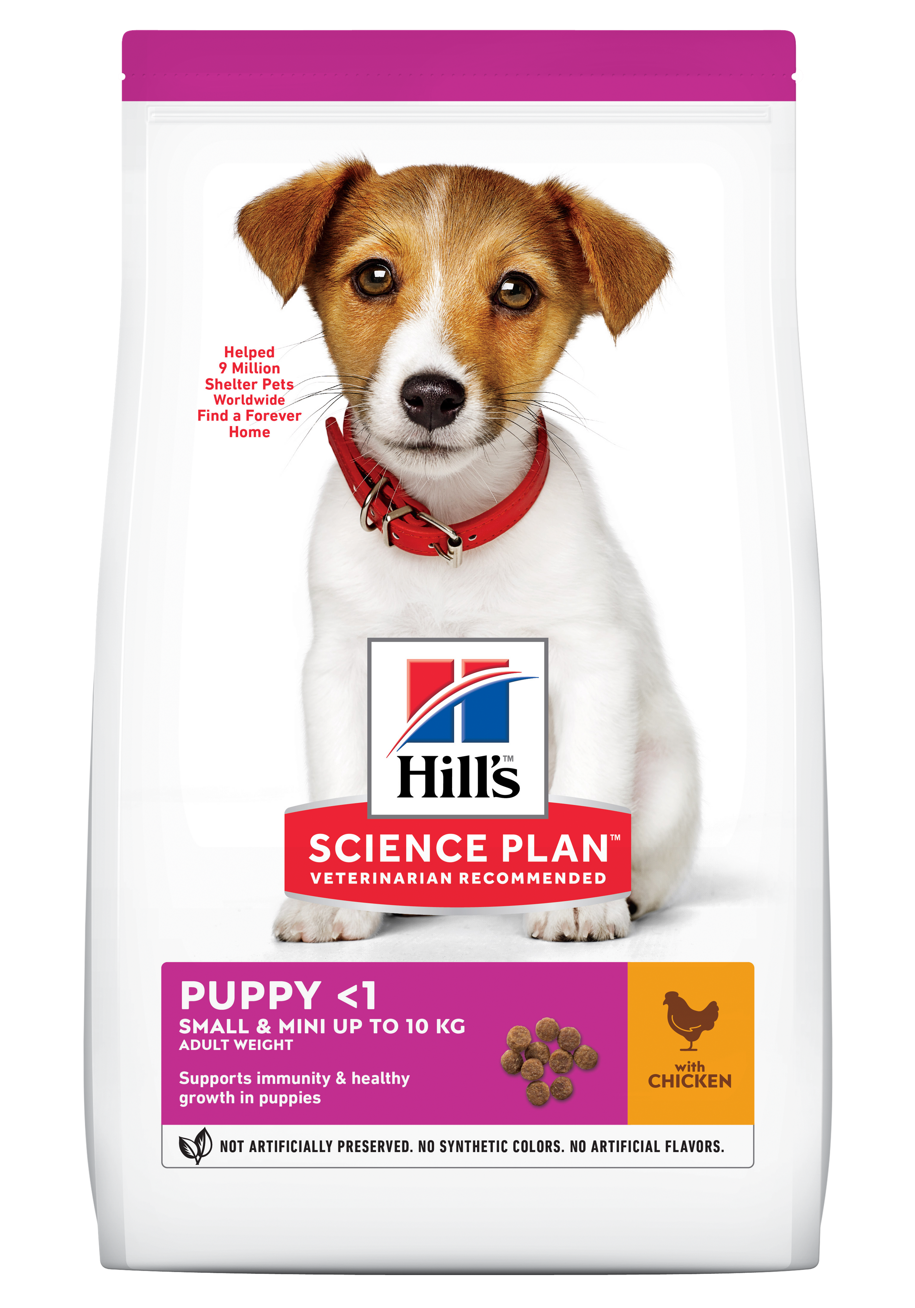 Hrana uscata caini, Hill's Science Plan Canine Puppy Small and Mini Chicken, 1.5 kg