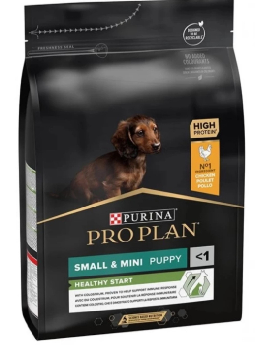 Hrana uscata caini, Pro Plan Small Mini Puppy Chicken, 3 kg