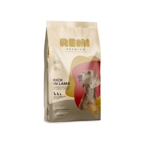 Hrana Uscata Caini, Remi Premium Adult All Sizes cu Miel, 3 kg