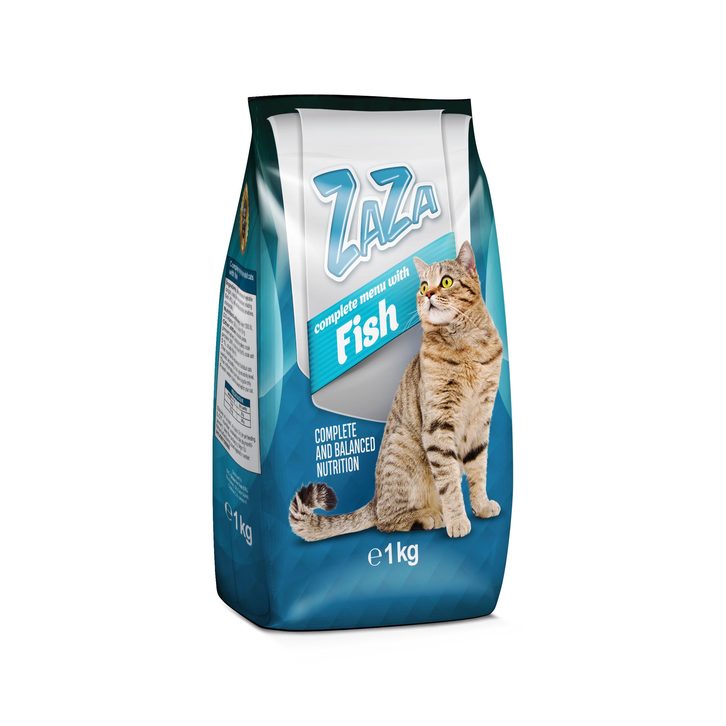 Hrana Uscata Completa pentru Pisici, Zaza, Peste, 1 kg