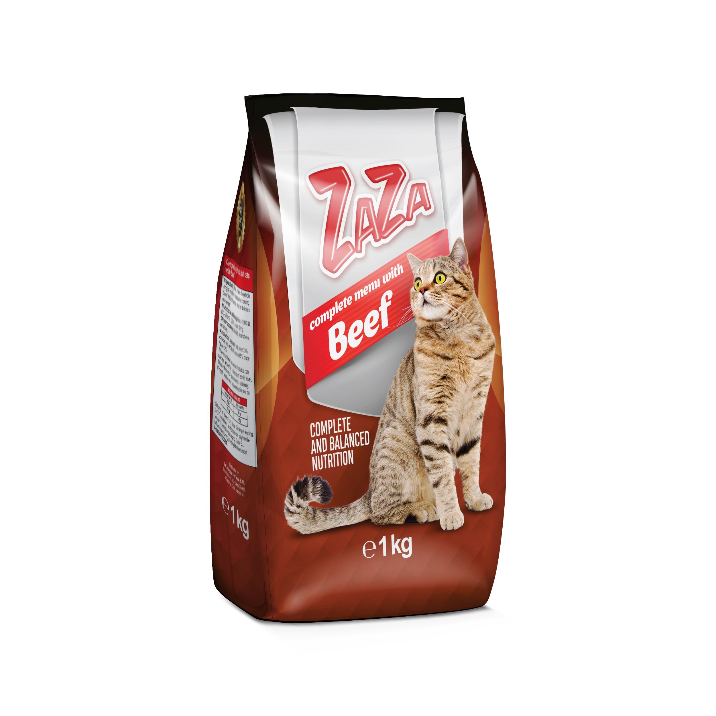 Hrana Uscata Completa pentru Pisici, Zaza, Vita, 1 kg