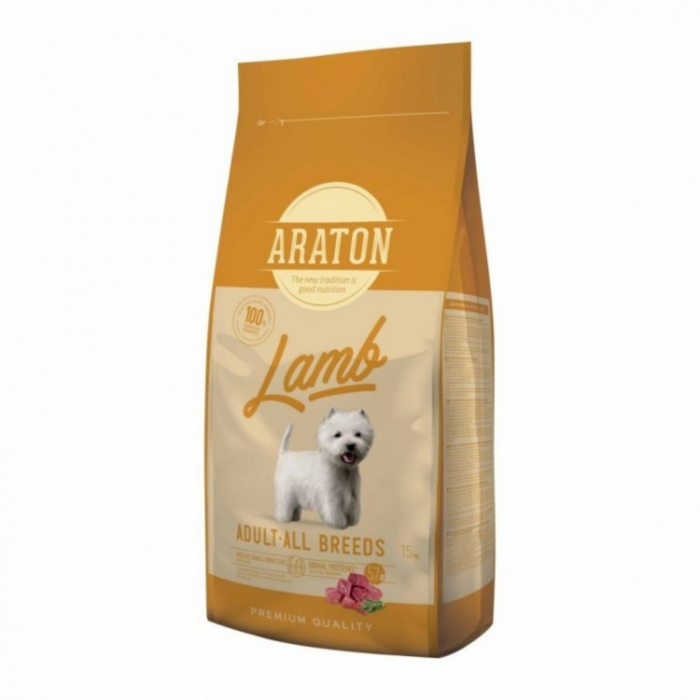 Hrana Uscata pentru caini ARATON Dog Adult Lamb 15 kg