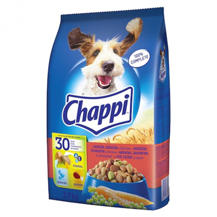 Hrana Uscata Pentru Caini Chappi Vita Pasare, 2.7 Kg