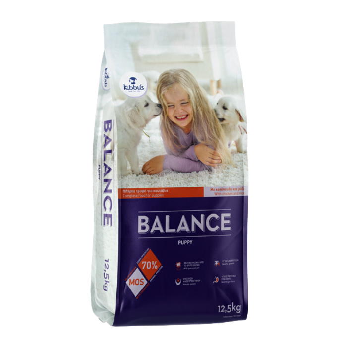 Hrana uscata pentru caini Kibbus Balance Puppy, 12.5kg