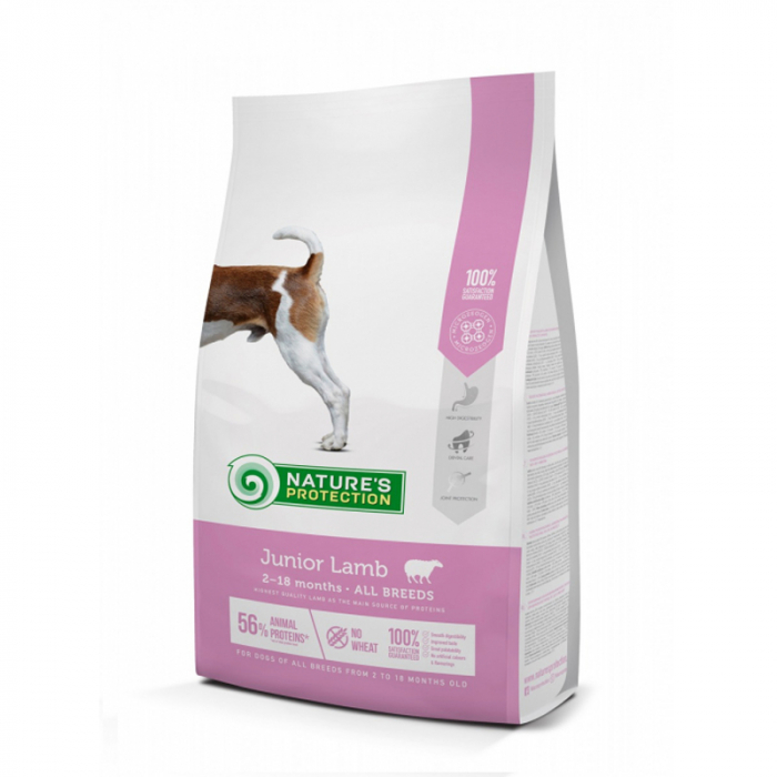 Hrana uscata pentru caini Nature s Protection Junior cu miel