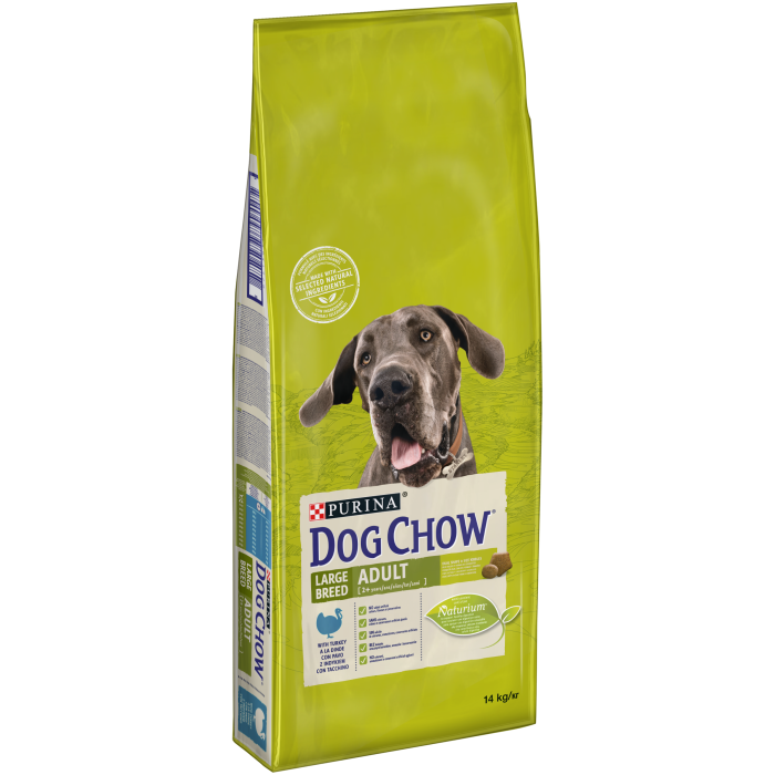 Hrana uscata pentru caini Purina Dog Chow Adult, Curcan, 14kg